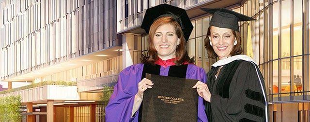 banner image promoting Hunter College School of Nursing's $52 Million Gift from Leonard A. Lauder in Honor of his Late Wife, Evelyn Lauder